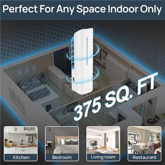 Bug Zapper, Mosquito Zapper - Silent Insect Killer for Home & Office, 375 Sq.ft - Picture 5 of 7